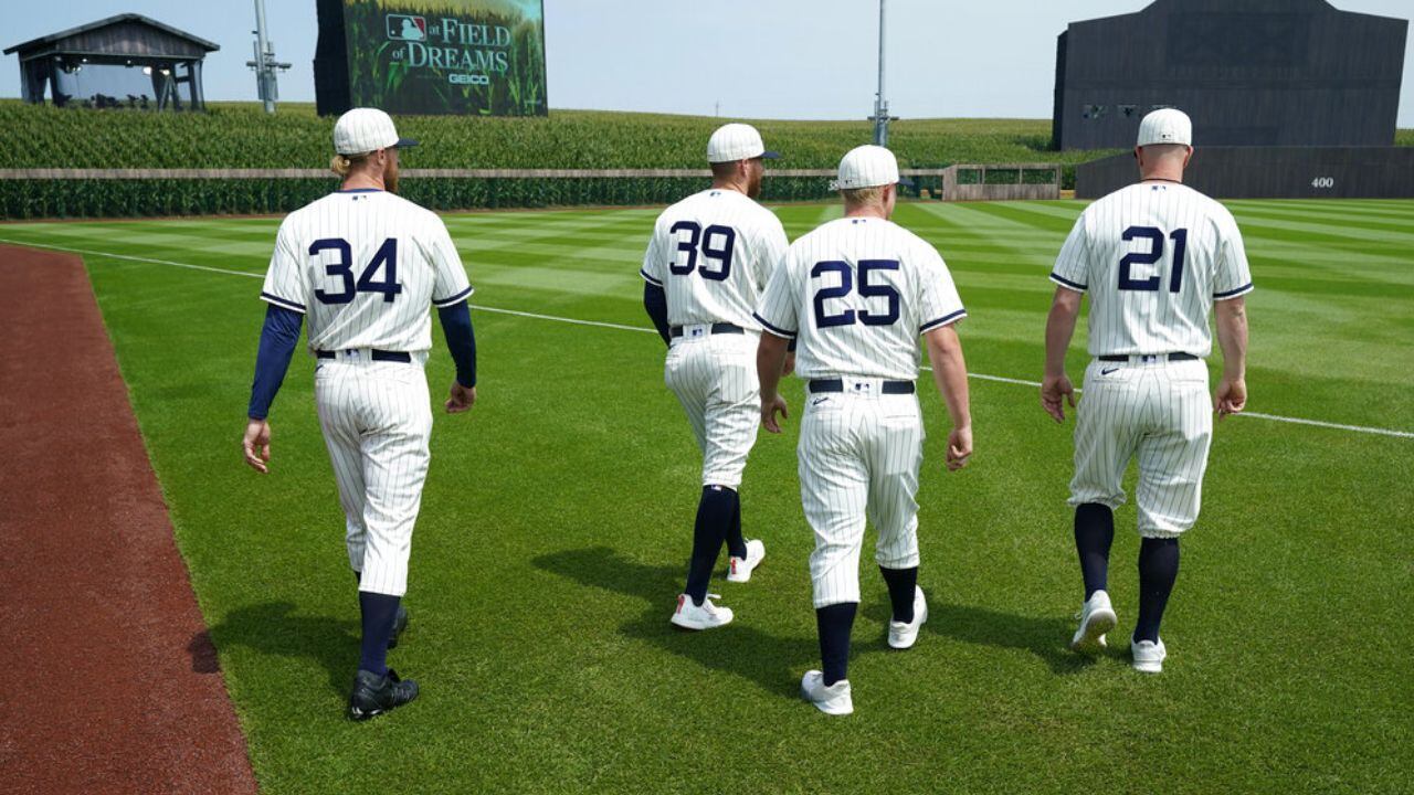 Field of Dreams: MLB unveils special uniforms for Iowa baseball game