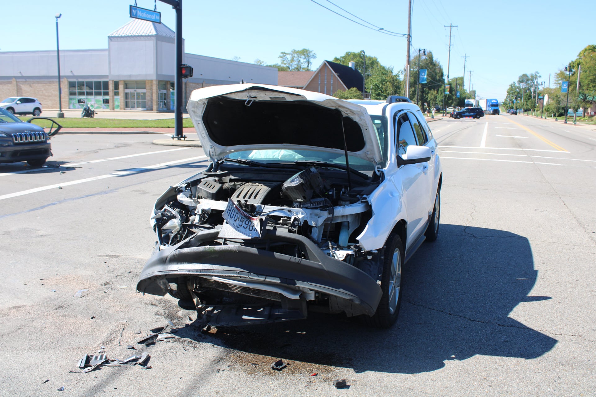 Police Investigate Three-Vehicle Crash in Vandalia