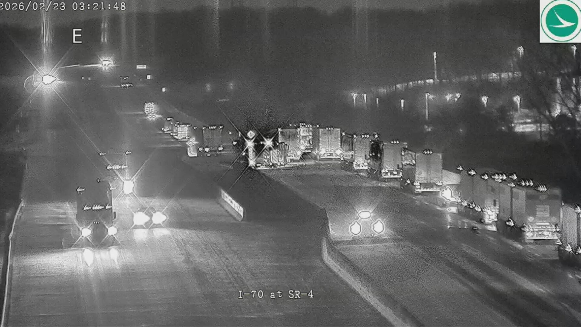 UPDATE: All lanes reopened on I-70 EB in Clark County after crash