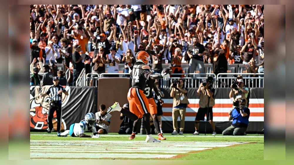Cleveland Browns Score Upset Victory Over Carolina Panthers