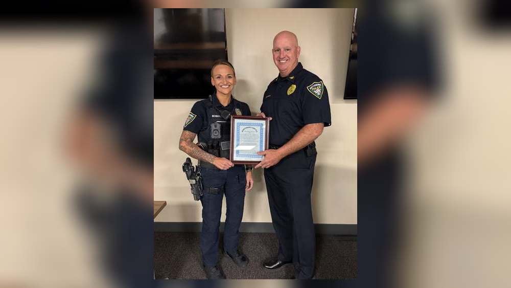 Kettering Officer Whitney McManus Honored for Life-Saving Actions