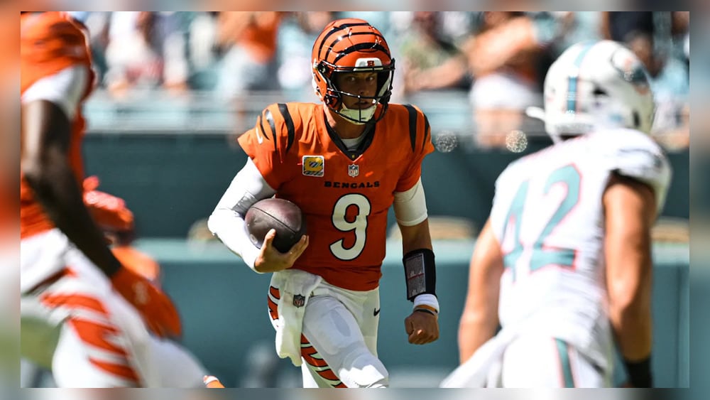 Joe Burrow’s Four Touchdowns Power Bengals Past Dolphins in Miami