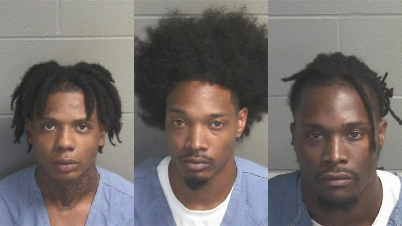 Three Men Indicted in Montgomery County on Robbery and Kidnapping Charges