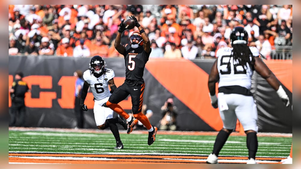 Bengals Wide Receivers Ja’Marr Chase and Tee Higgins Injured in Loss to Jaguars
