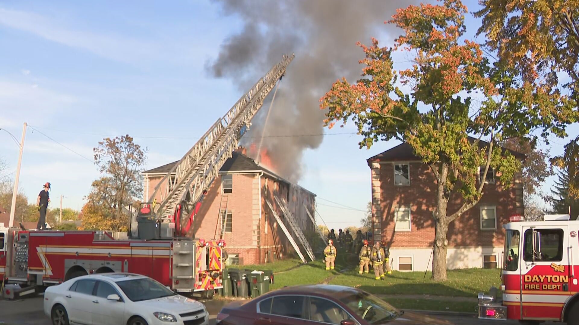 Firefighters Respond to Apartment Fire on Emerson Avenue in Dayton