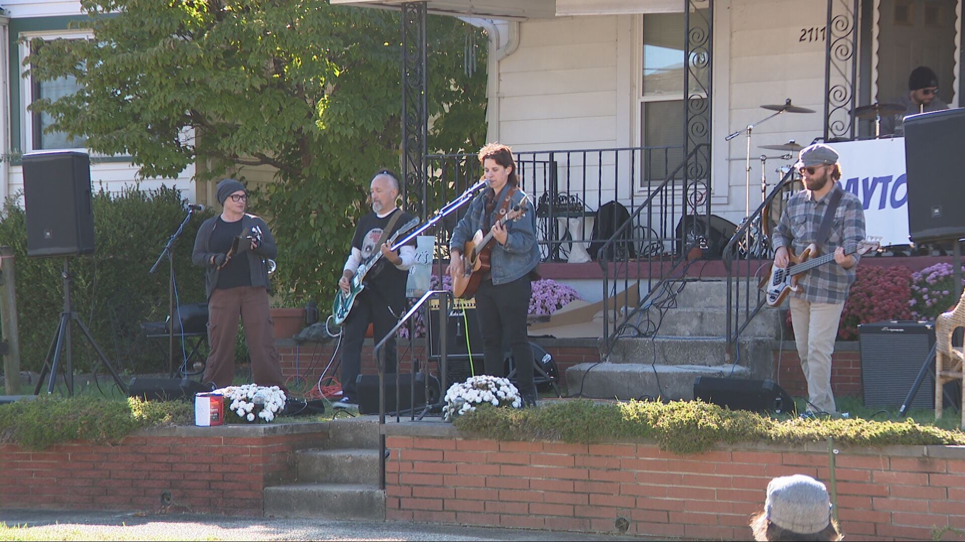 Seven Bands Perform on Dayton Porch to Raise Funds for Local Children